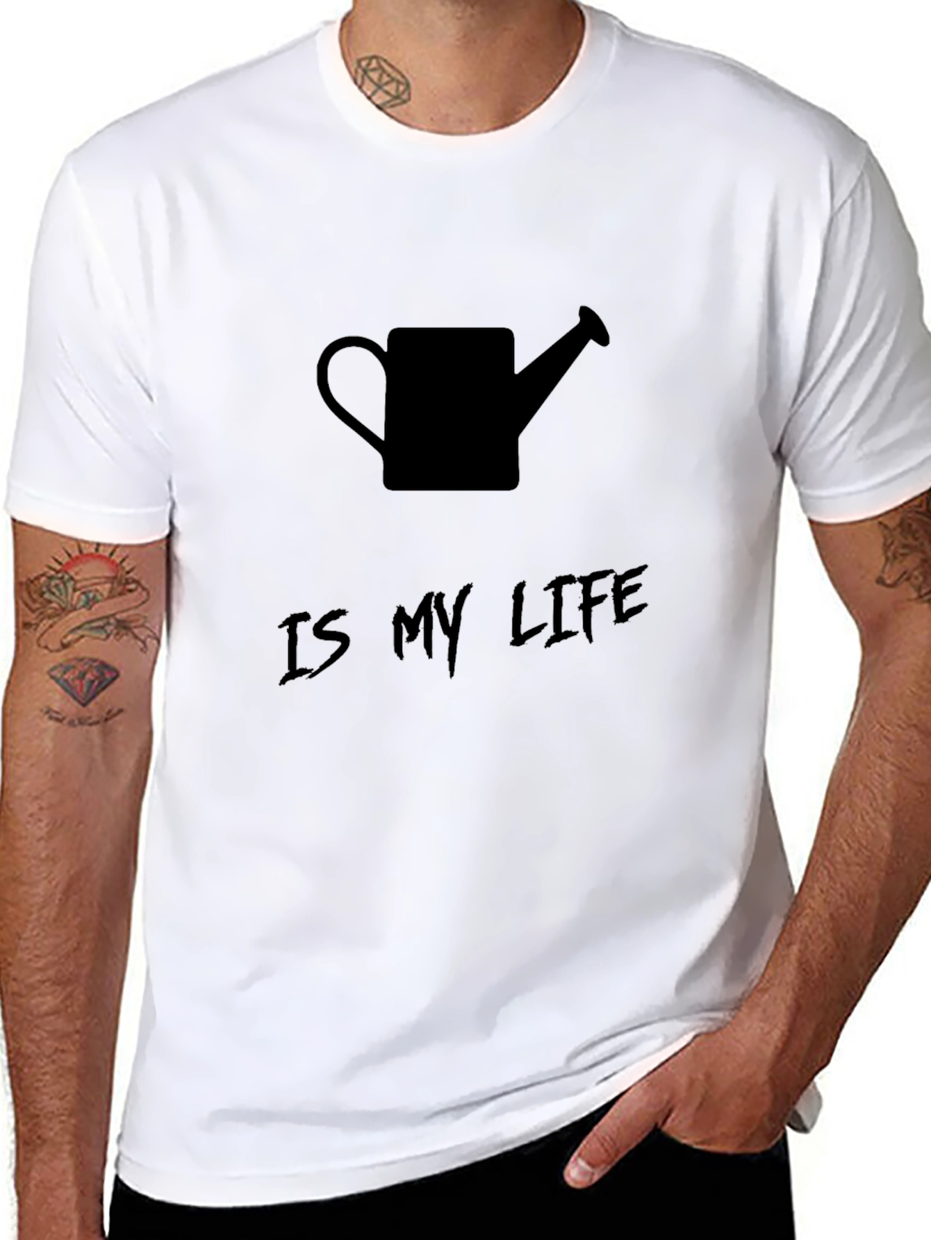 Gardeners Life Tee - Black Cotton Graphic T-Shirt