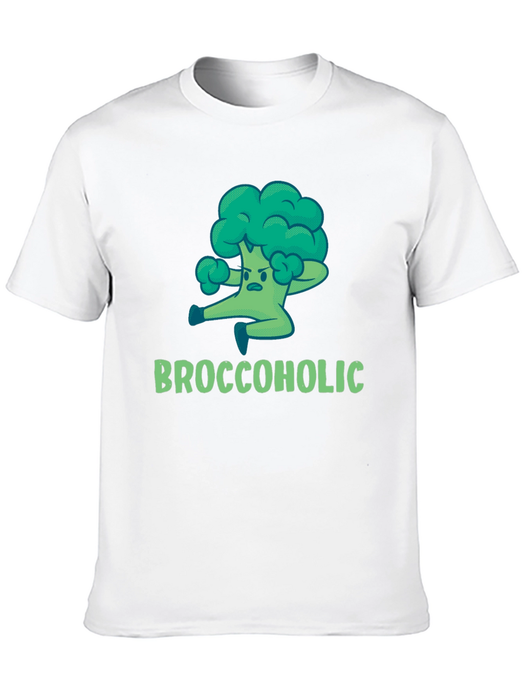 Broccoholic T-Shirt: Funny Broccoli Lover Tee