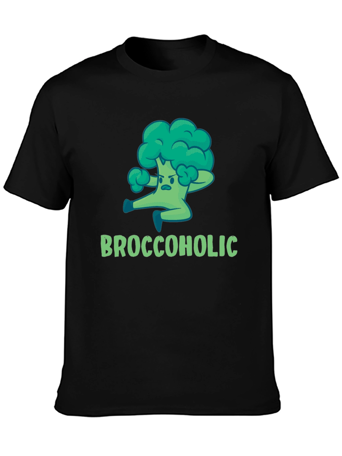 Broccoholic T-Shirt: Funny Broccoli Lover Tee