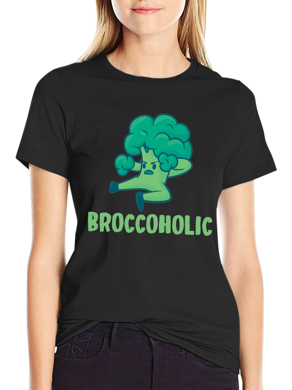 Broccoholic T-Shirt: Funny Broccoli Lover Tee