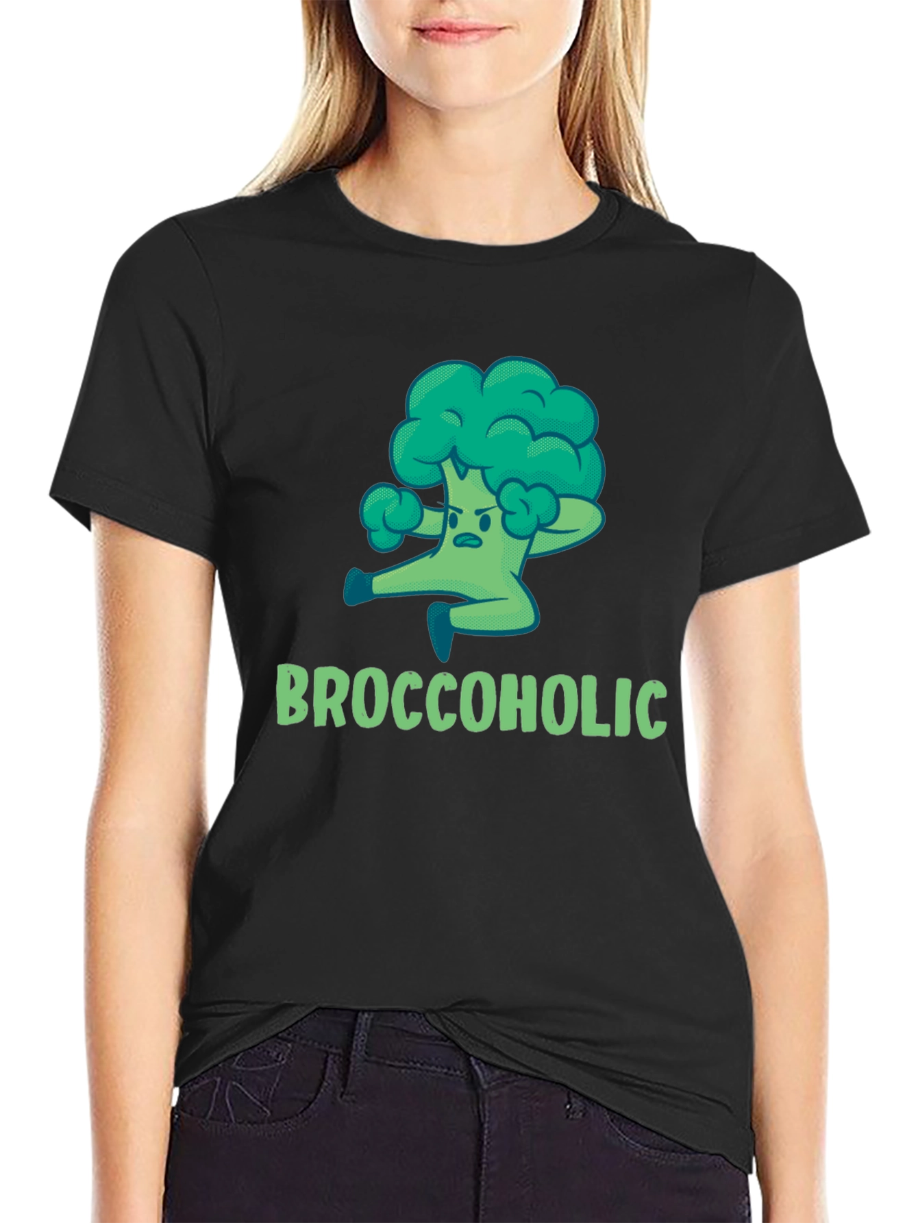 Broccoholic T-Shirt: Funny Broccoli Lover Tee