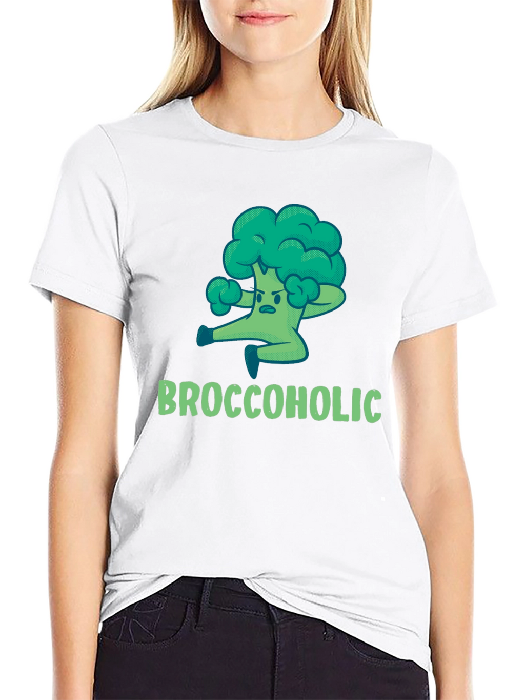 Broccoholic T-Shirt: Funny Broccoli Lover Tee