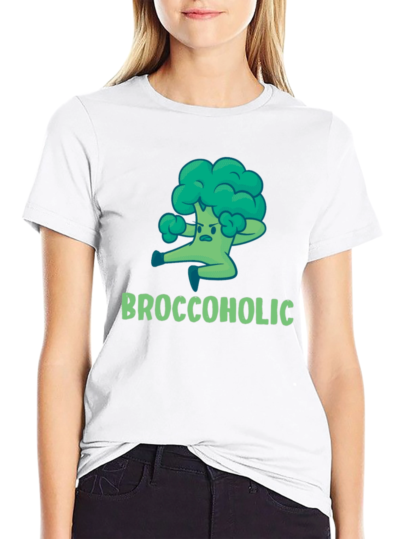 Broccoholic T-Shirt: Funny Broccoli Lover Tee