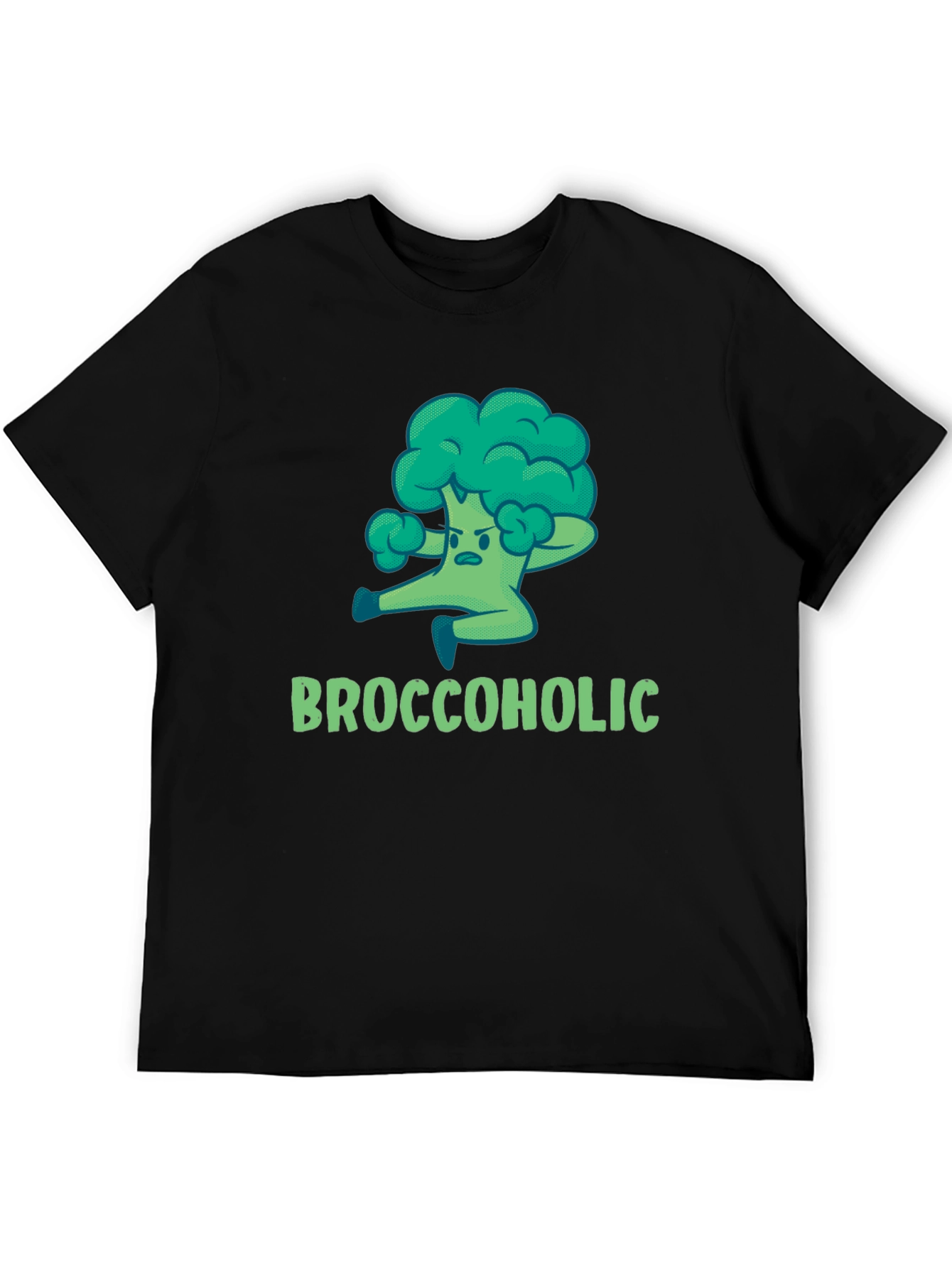 Broccoholic T-Shirt: Funny Broccoli Lover Tee