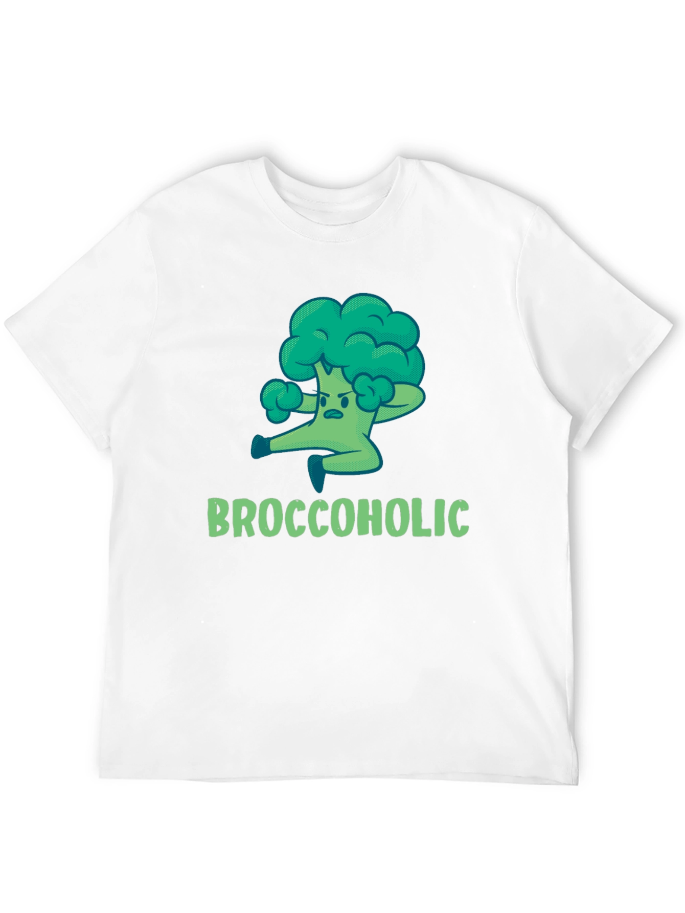 Broccoholic T-Shirt: Funny Broccoli Lover Tee