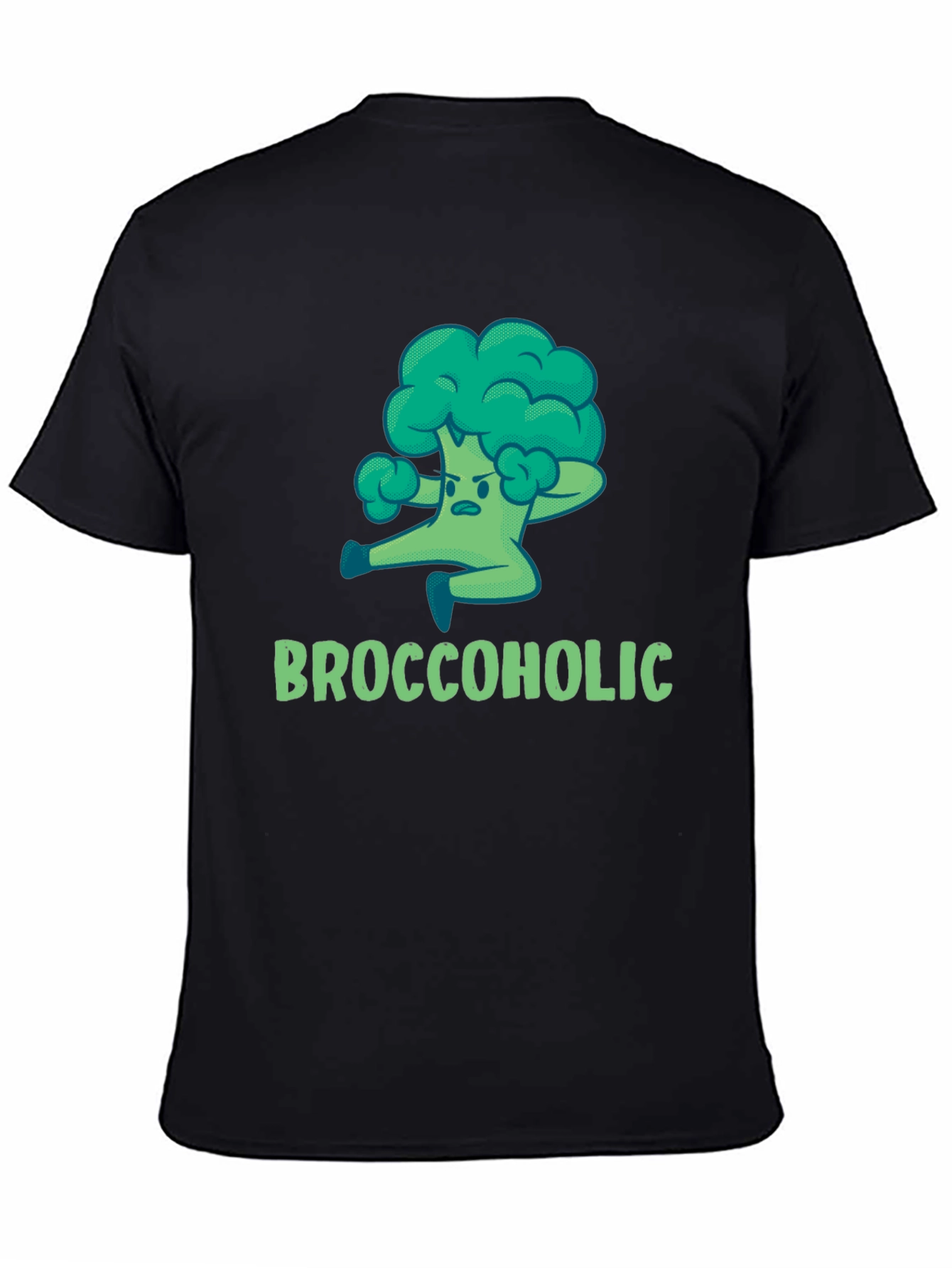 Broccoholic T-Shirt: Funny Broccoli Lover Tee