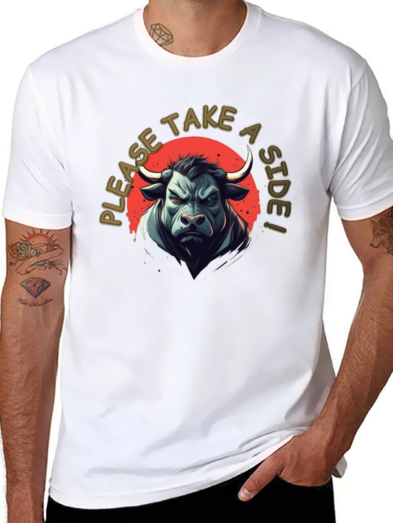 Bull T-Shirt - Take a Side!