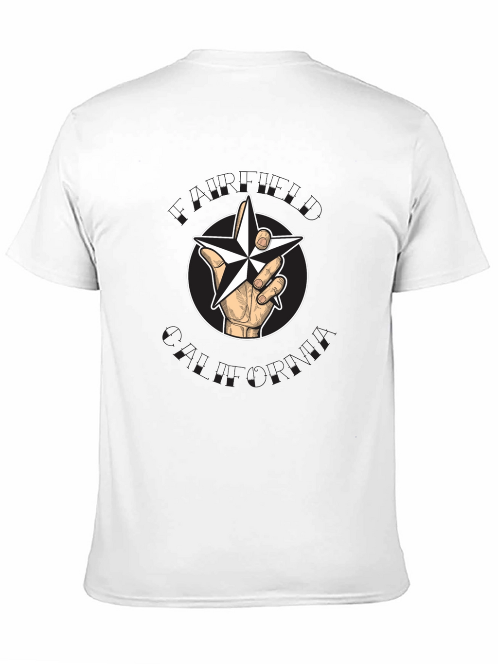 Star Hand Graphic Black T-Shirt