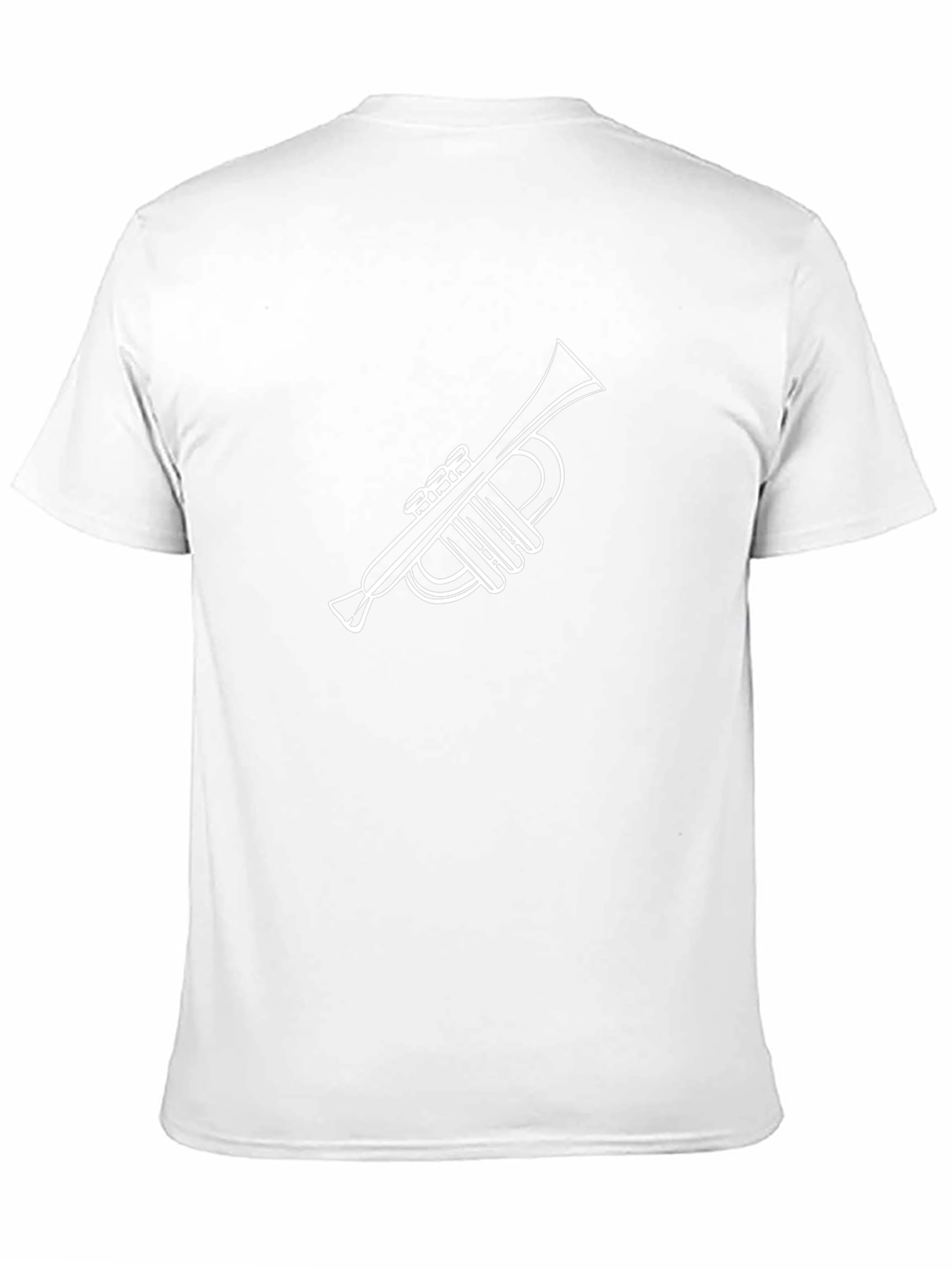 Trumpet Graphic Black T-Shirt - Music Lover Tee