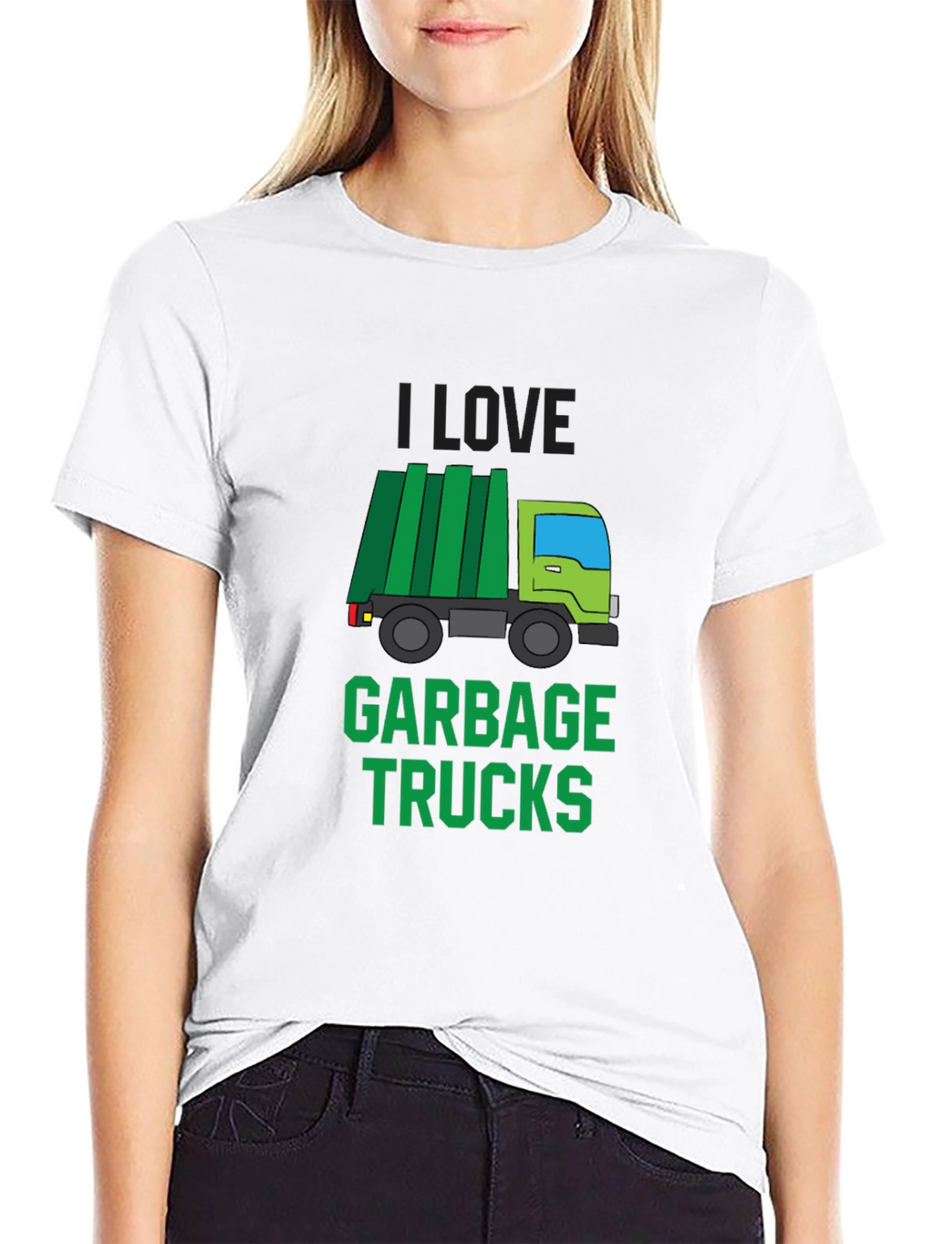 I Love Garbage Trucks T-Shirt