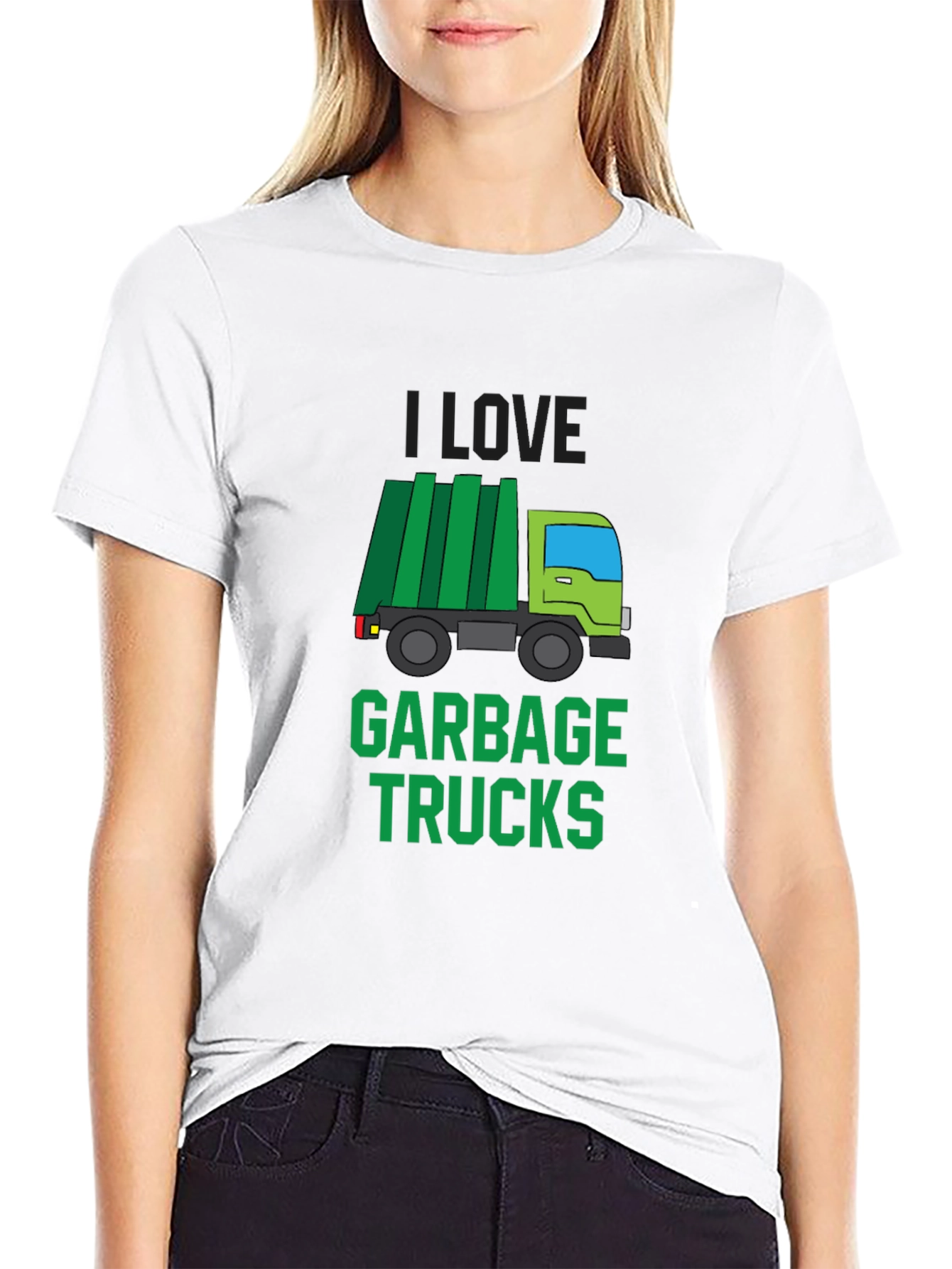 I Love Garbage Trucks T-Shirt