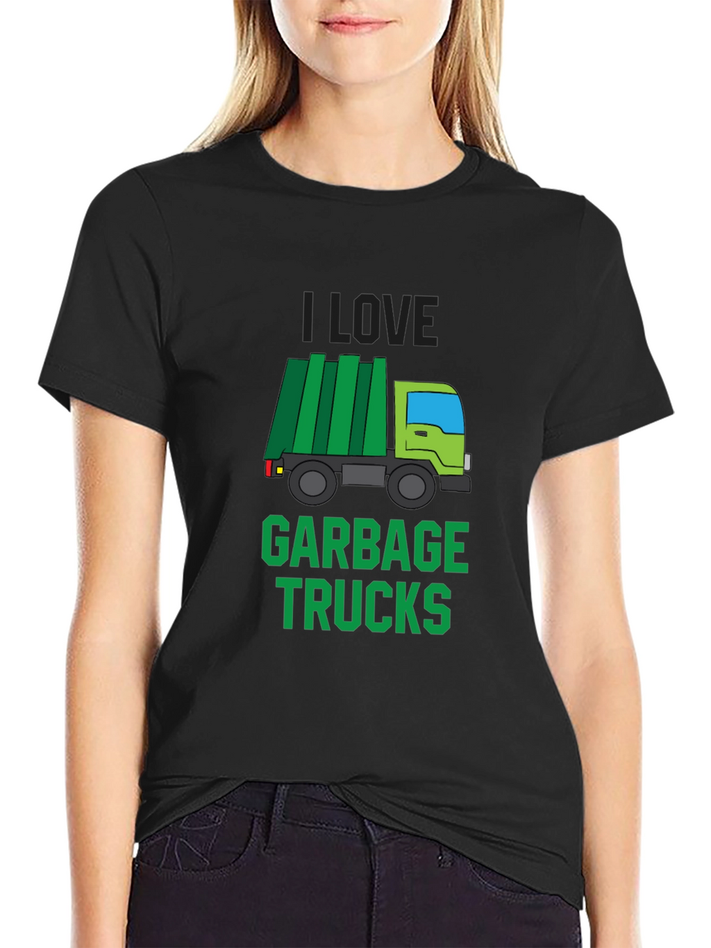 I Love Garbage Trucks T-Shirt