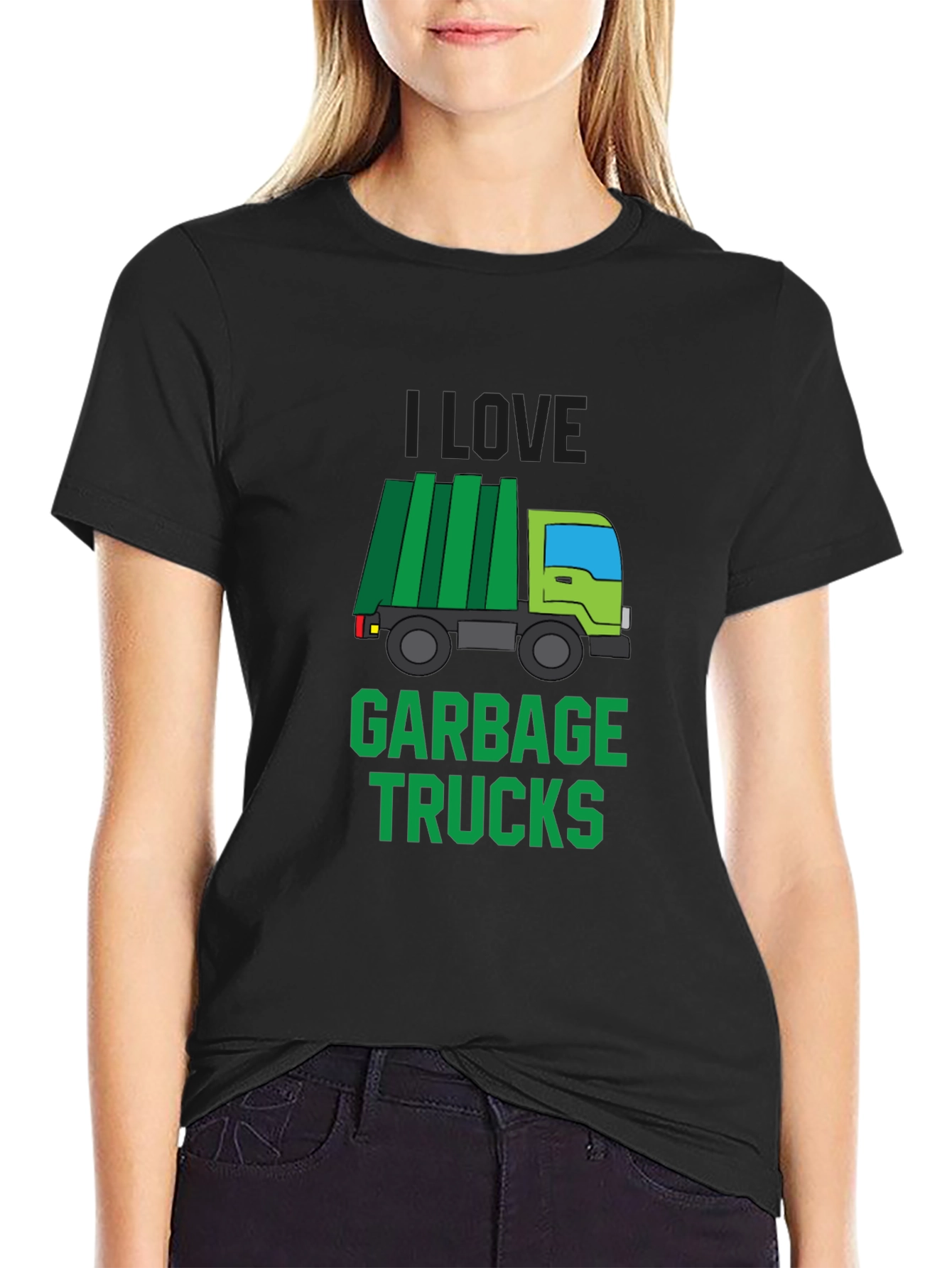I Love Garbage Trucks T-Shirt