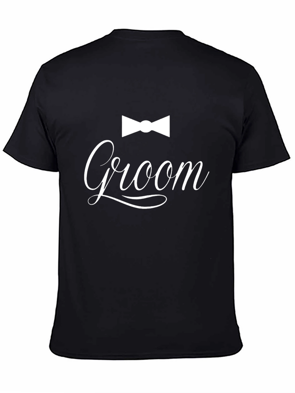 Groom T-Shirt - Bowtie Design Wedding Party Apparel