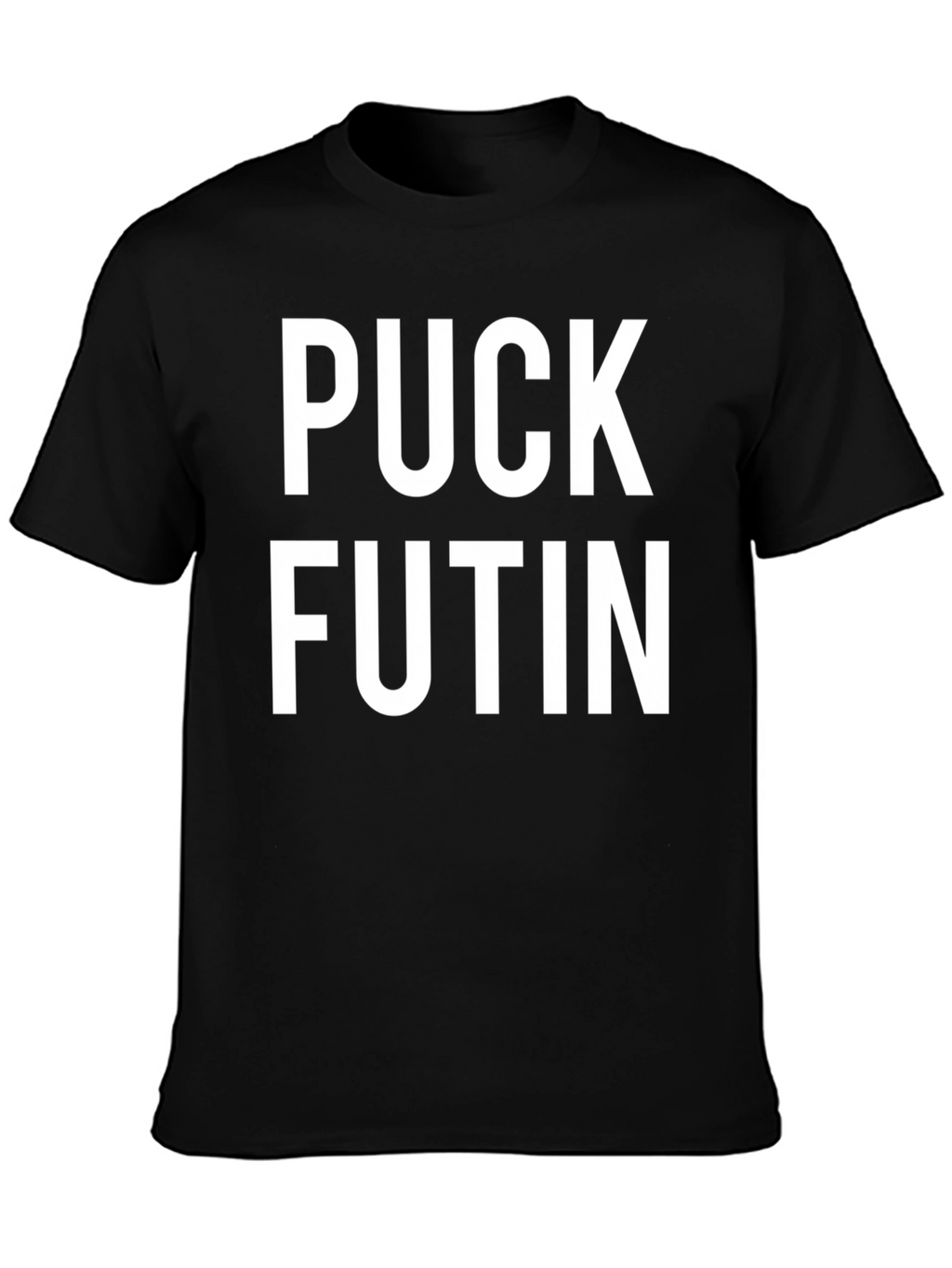Puck Futin Black T-Shirt - Express Yourself!