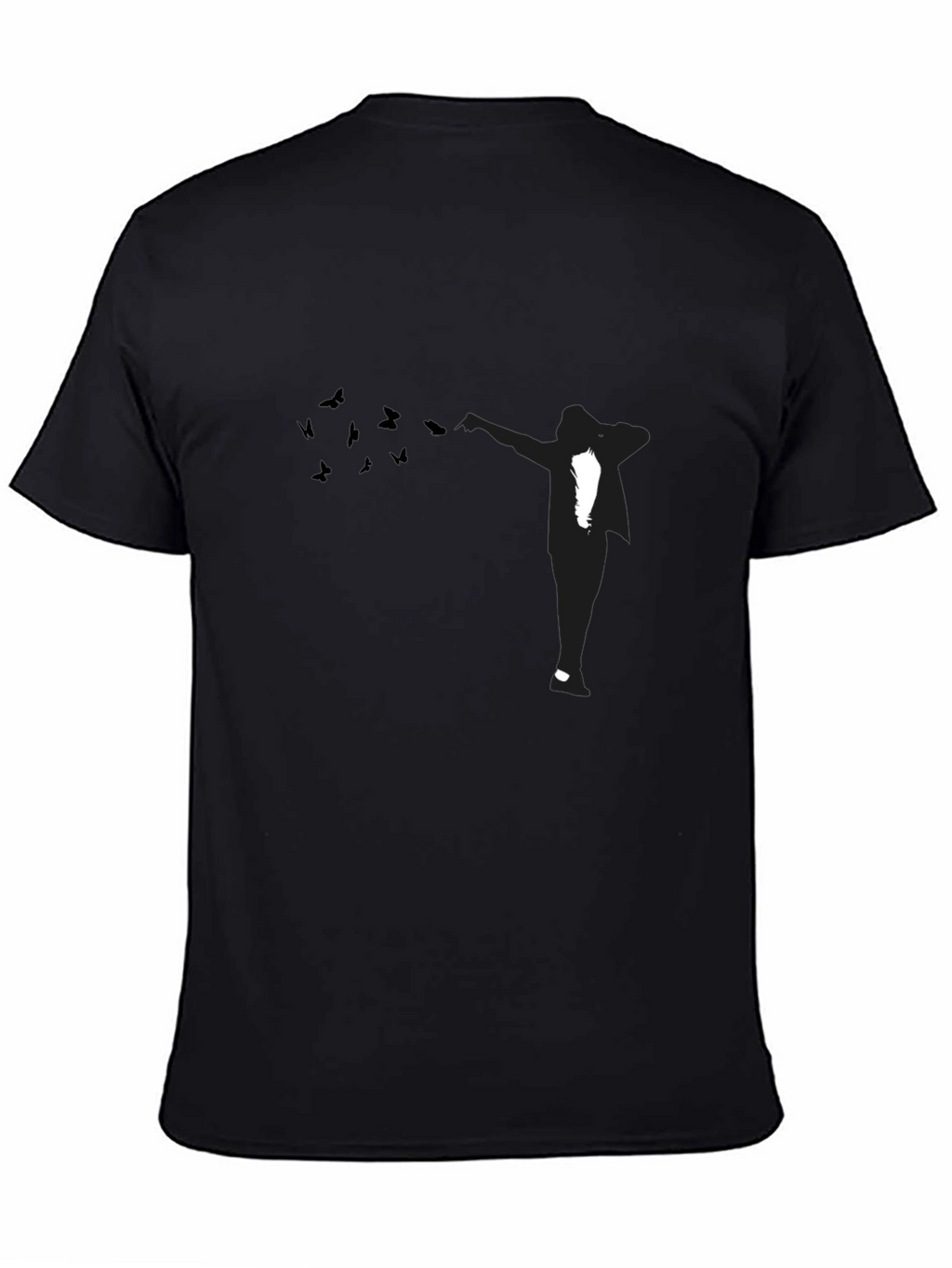 Dabbing Silhouette Black T-Shirt