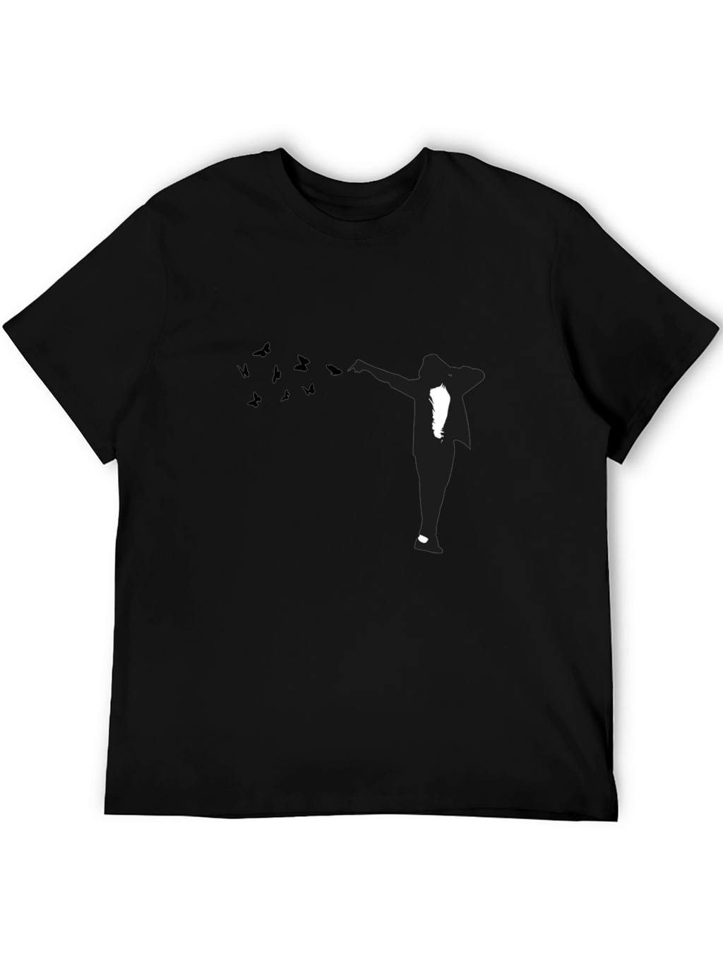 Dabbing Silhouette Black T-Shirt