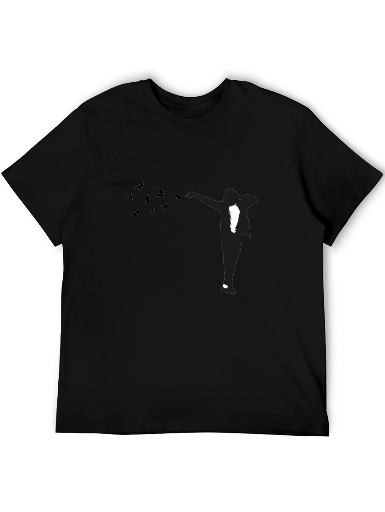 Dabbing Silhouette Black T-Shirt