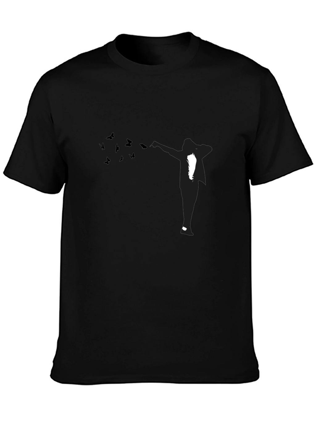 Dabbing Silhouette Black T-Shirt