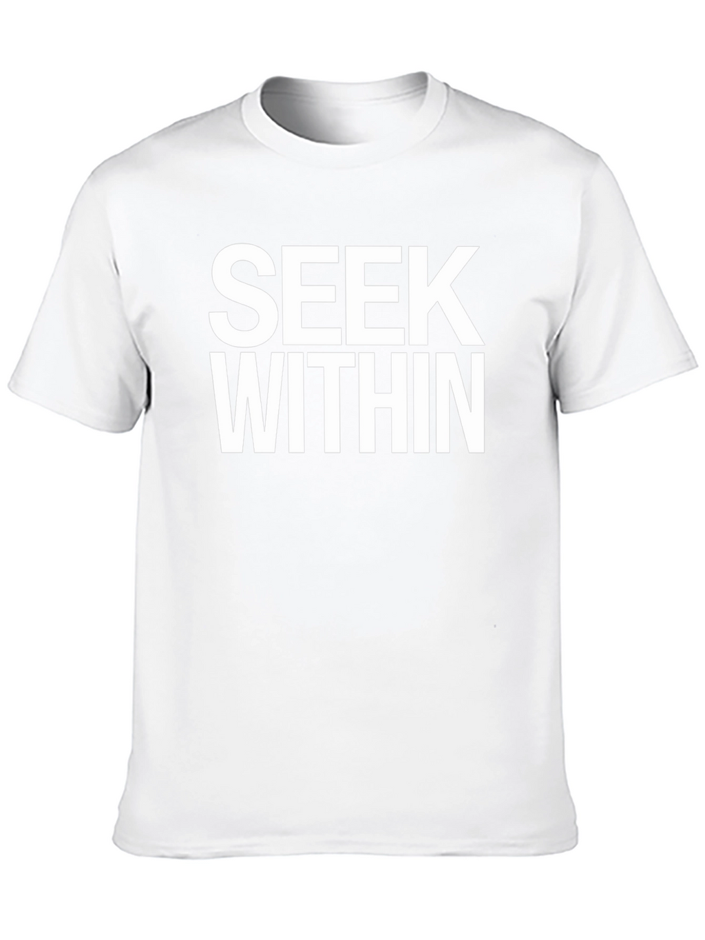 Seek Within Black Graphic Tee