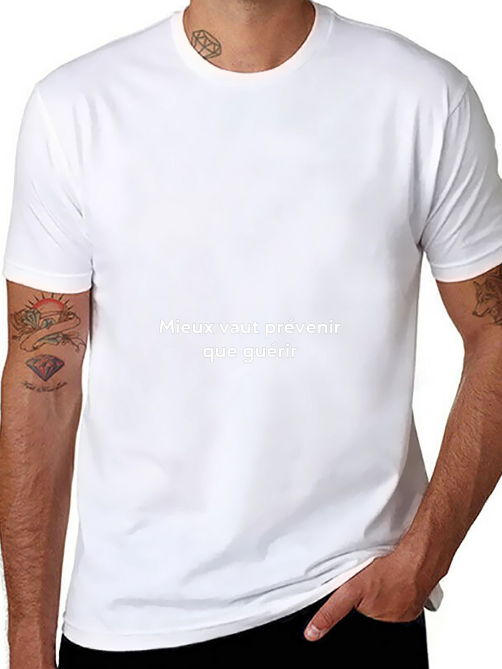 Preventative Care T-Shirt - French Proverb