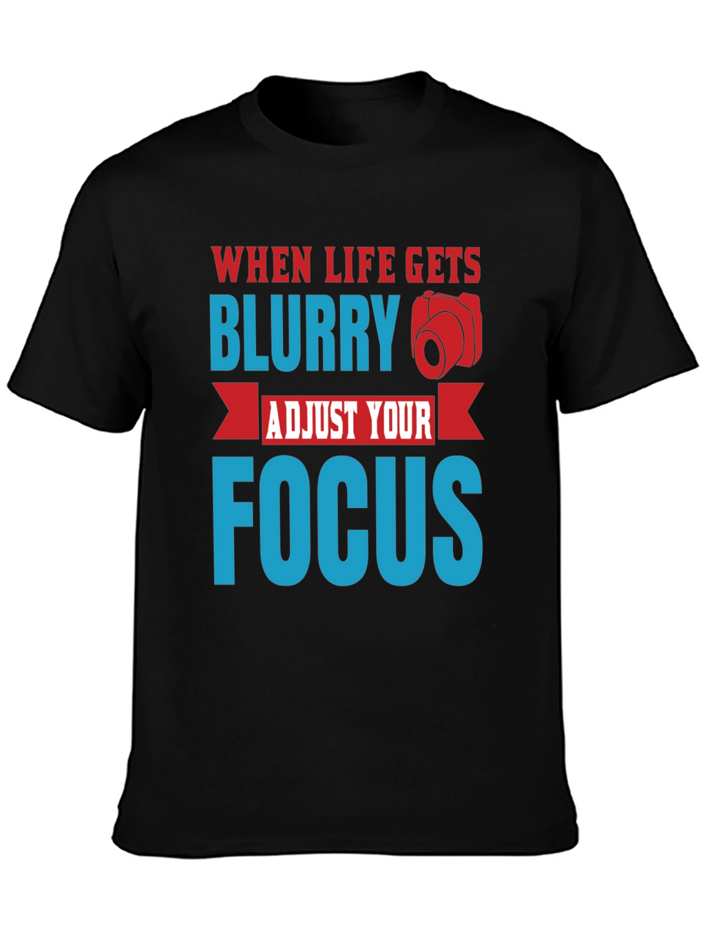 Blurry Focus Graphic T-Shirt - Mens