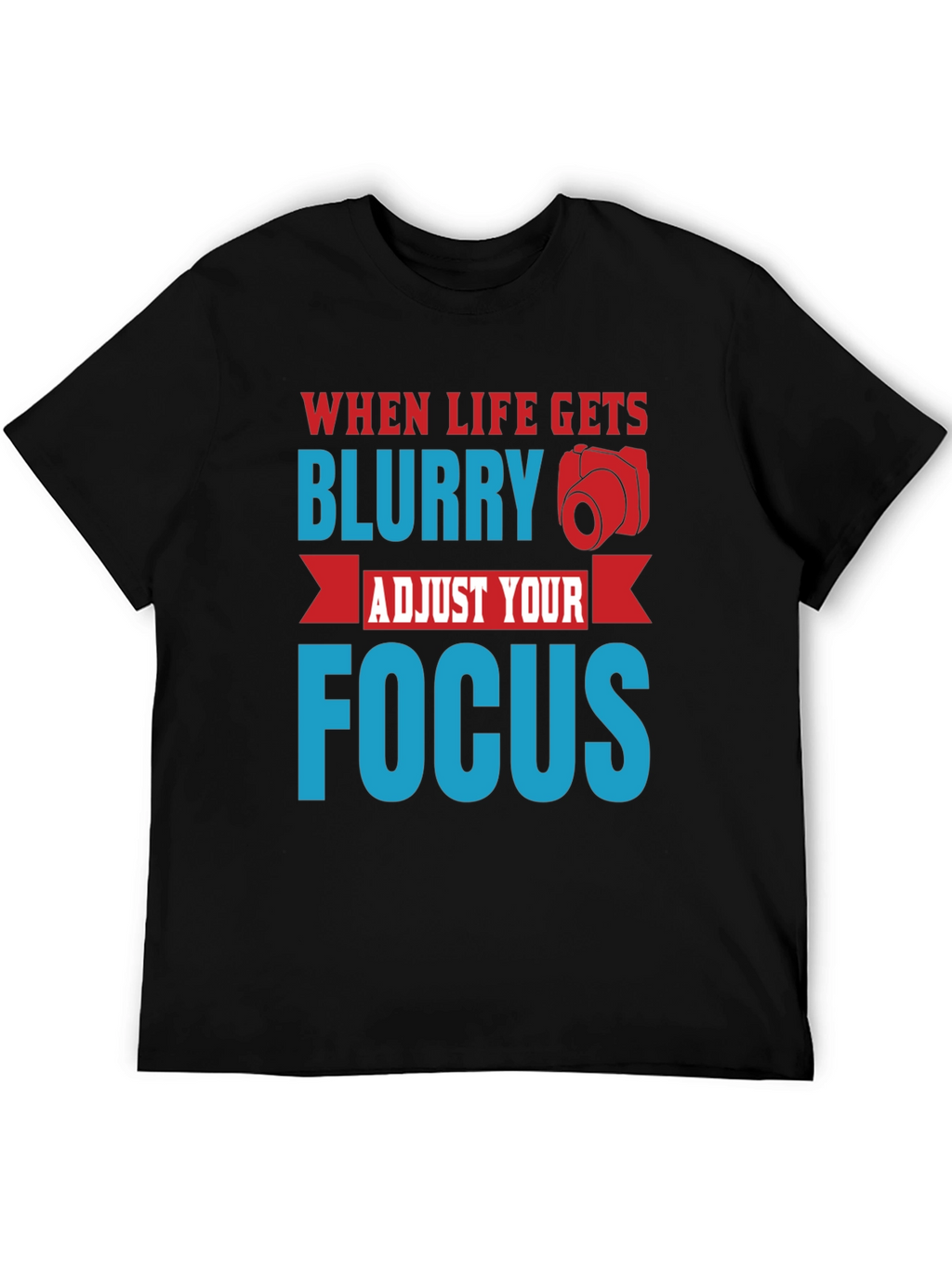 Blurry Focus Graphic T-Shirt - Mens