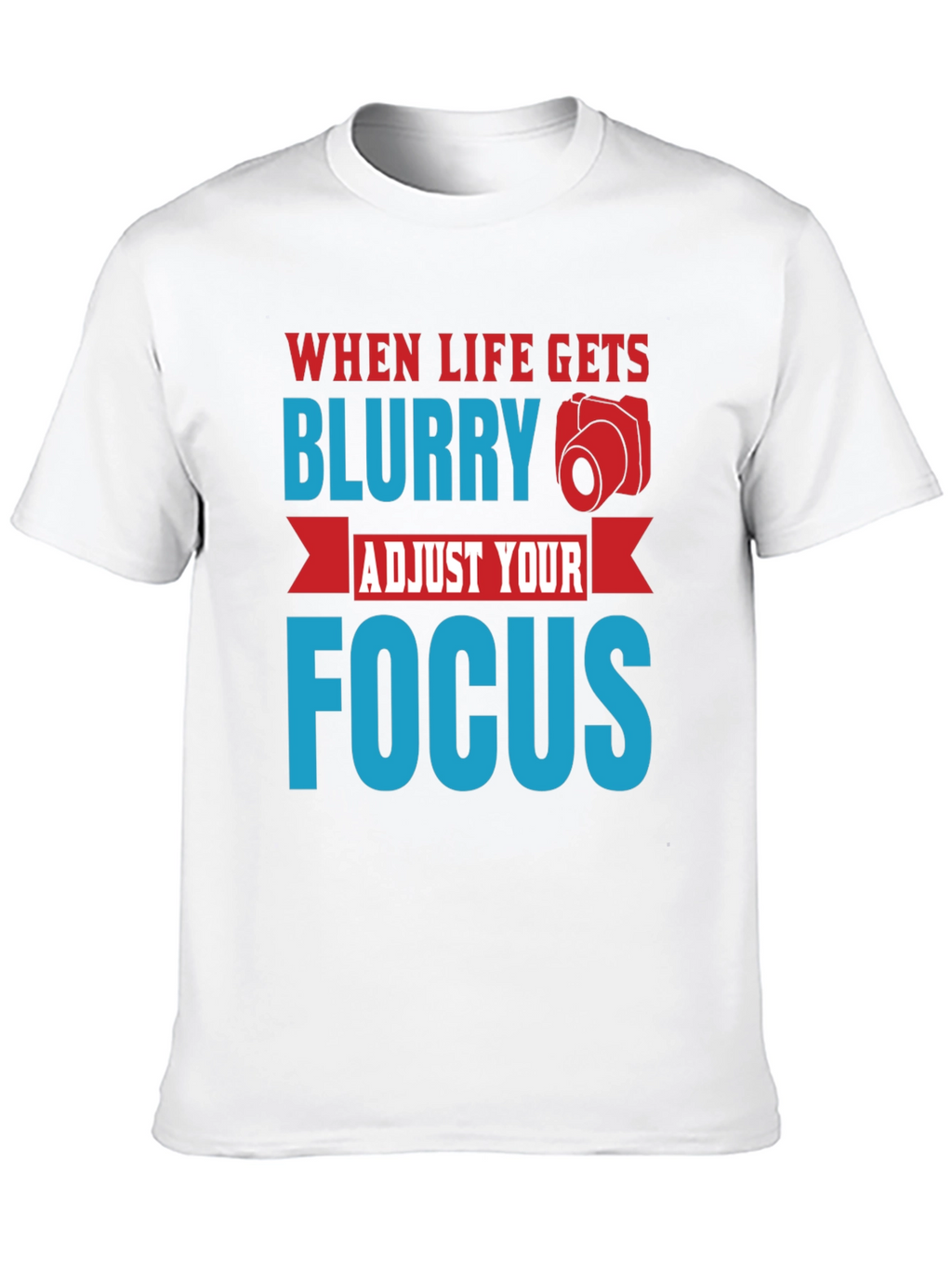 Blurry Focus Graphic T-Shirt - Mens