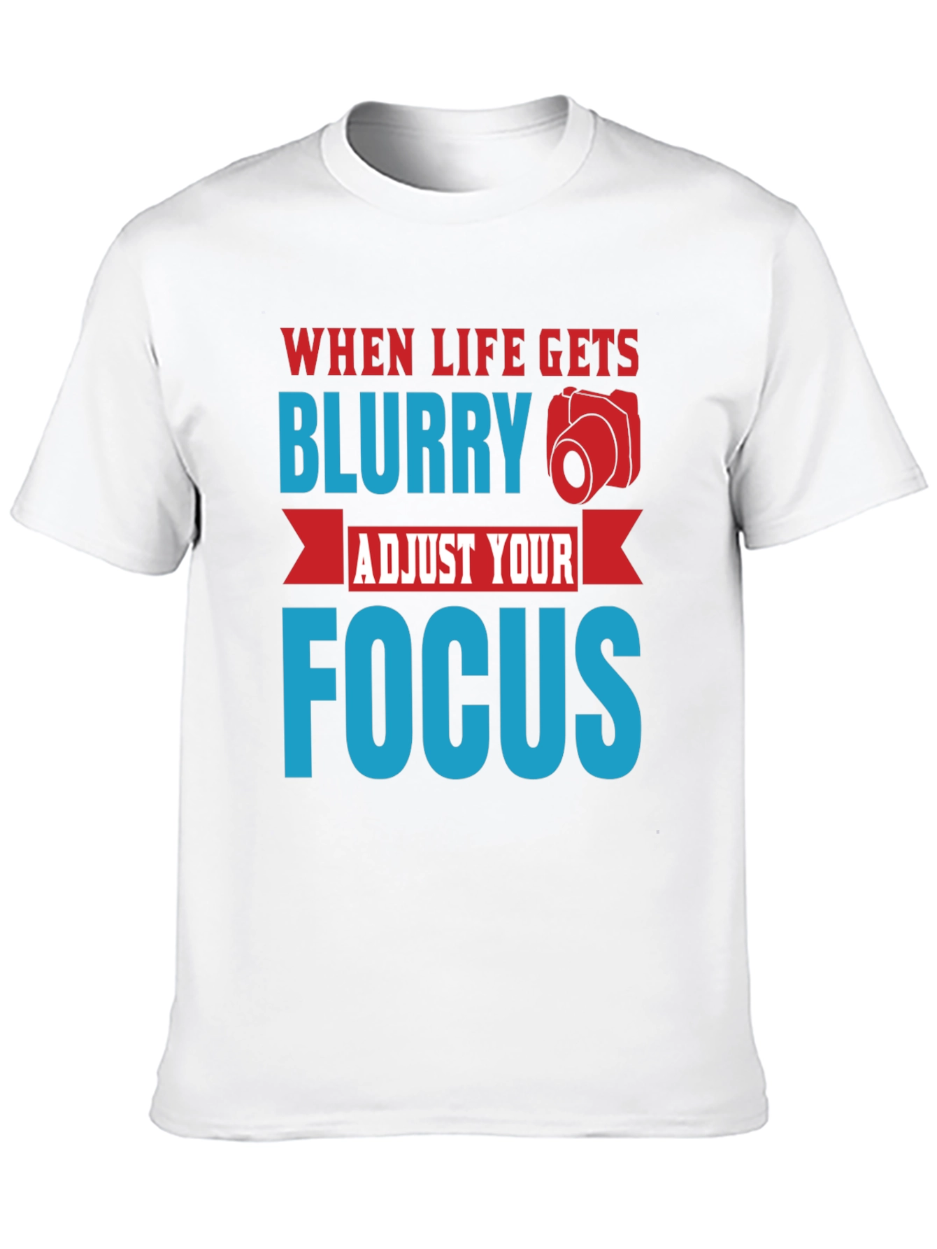 Blurry Focus Graphic T-Shirt - Mens