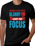 Blurry Focus Graphic T-Shirt - Mens