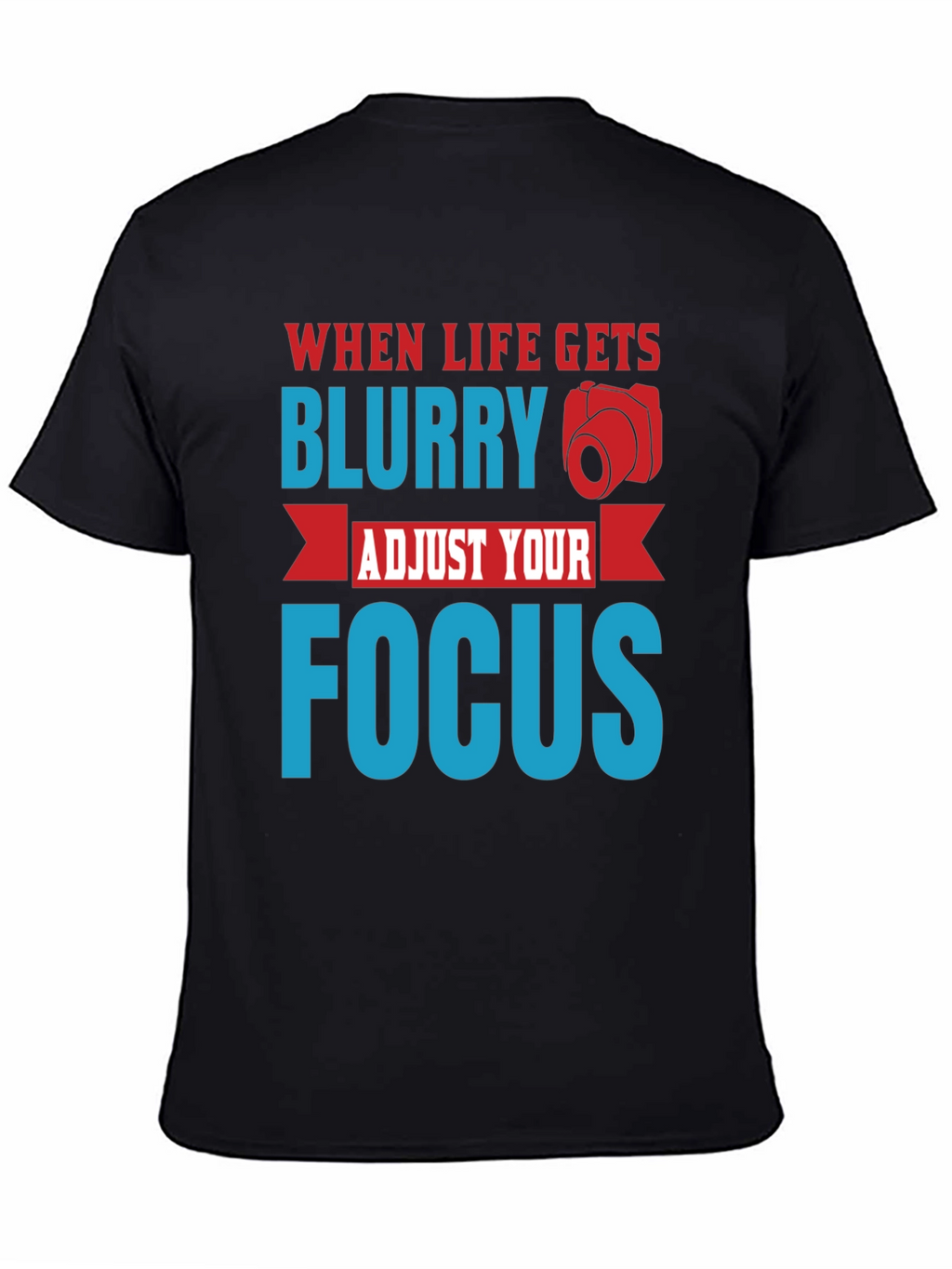Blurry Focus Graphic T-Shirt - Mens