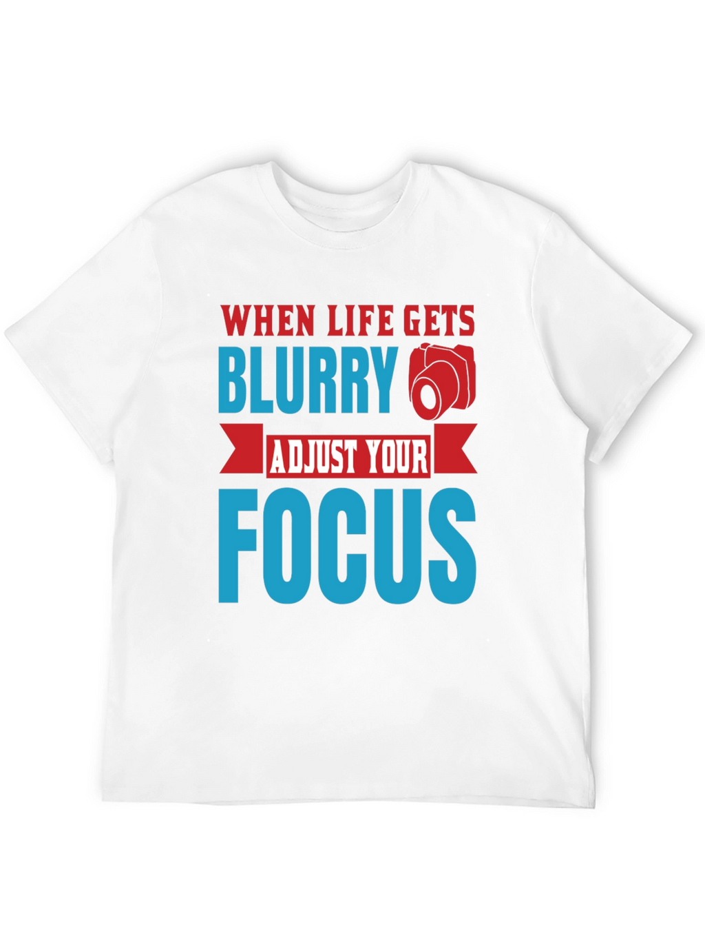 Blurry Focus Graphic T-Shirt - Mens