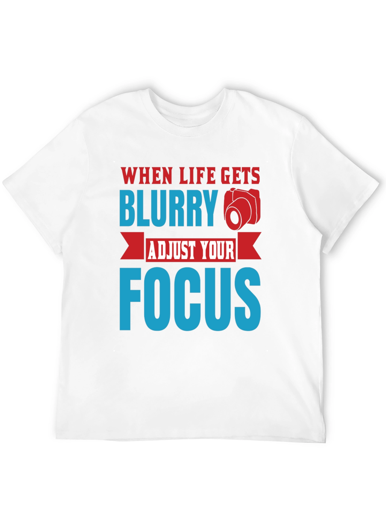 Blurry Focus Graphic T-Shirt - Mens