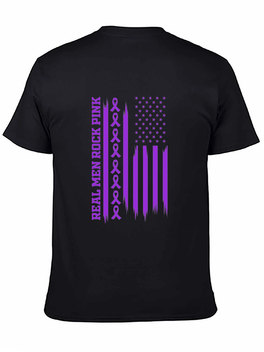 Real Men Rock Pink Awareness T-Shirt