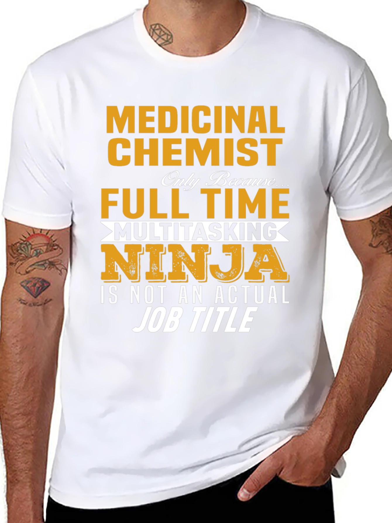Medicinal Chemist Ninja Job T-Shirt