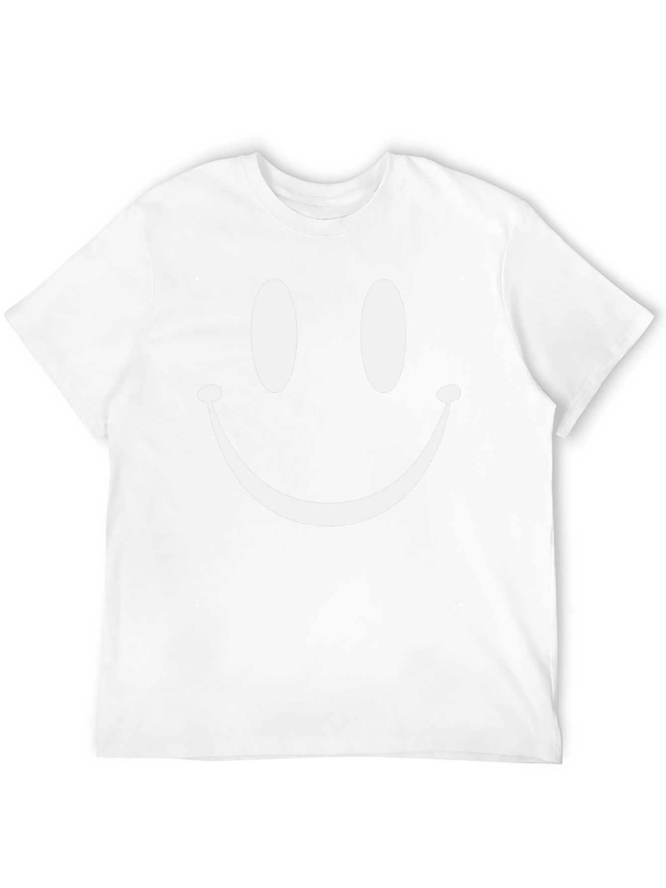 Smiley Face Graphic Tee - Classic Black T-Shirt