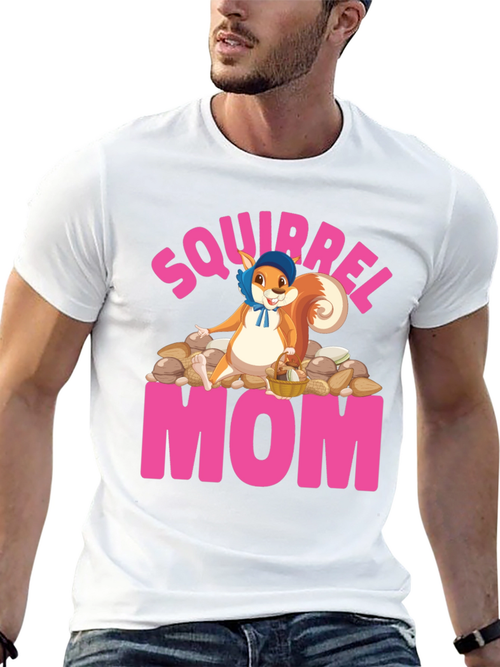Squirrel Mom T-Shirt - Cute Mothers Day Gift