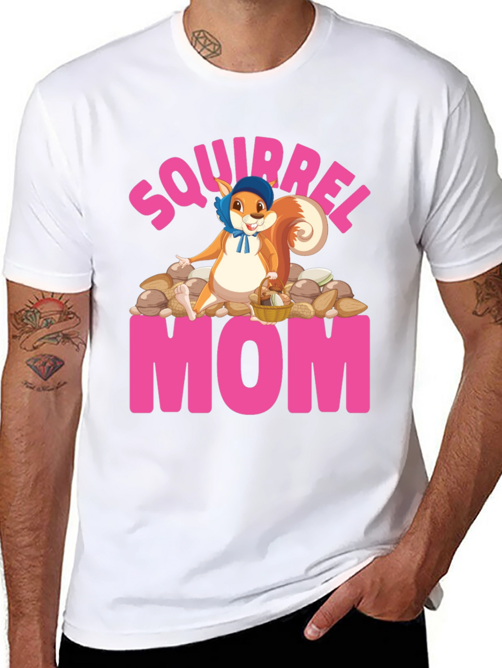 Squirrel Mom T-Shirt - Cute Mothers Day Gift