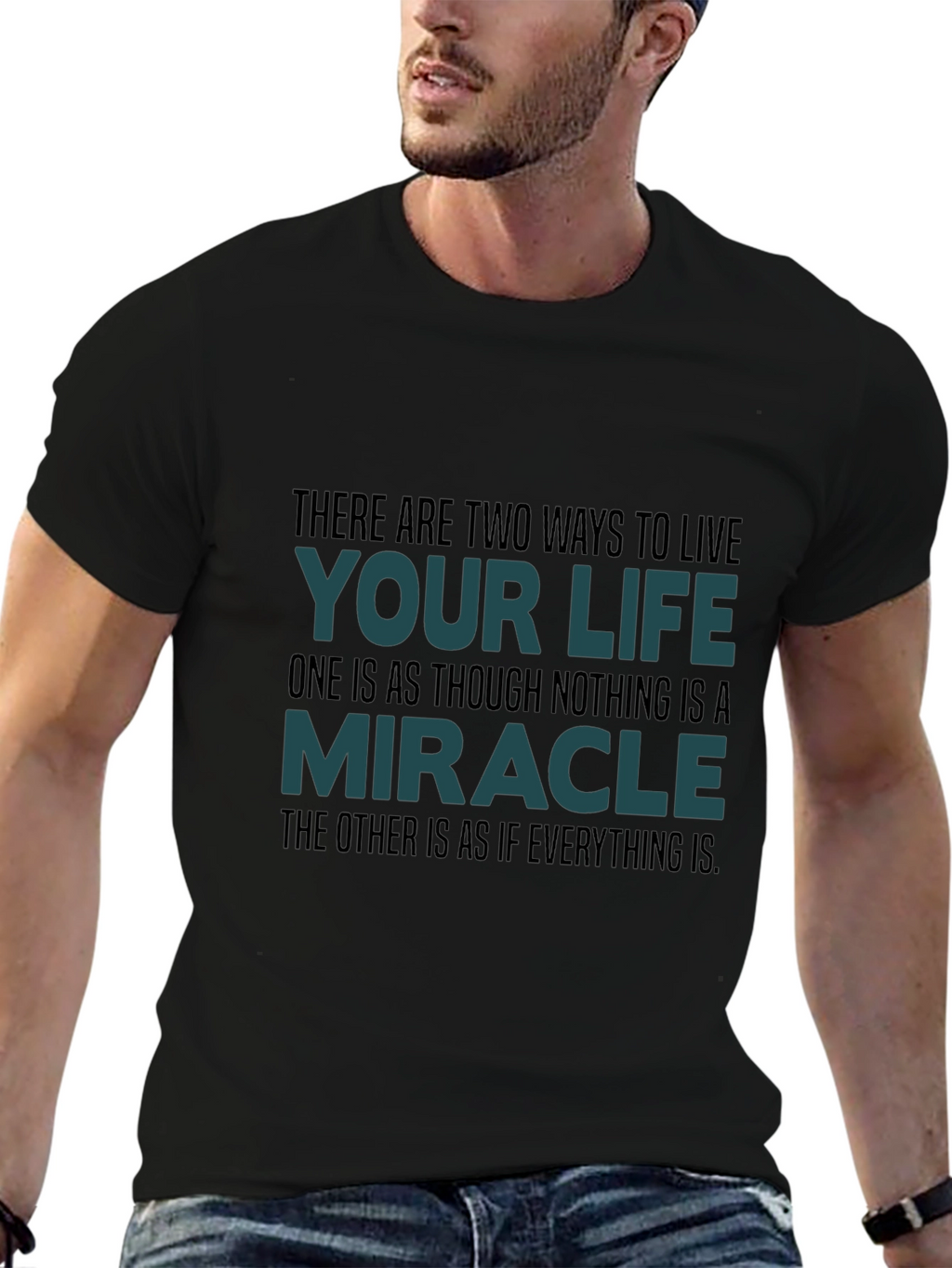 Motivational Quote T-Shirt: Live Your Life