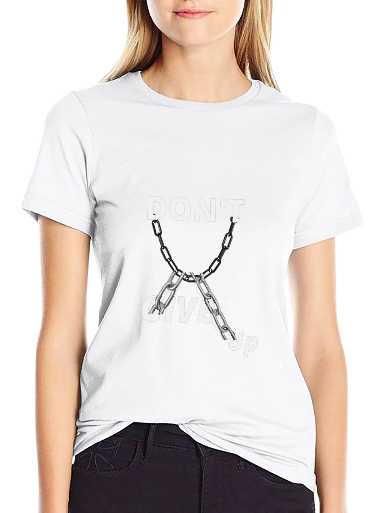 Dont Give Up Graphic Tee - Motivational T-Shirt