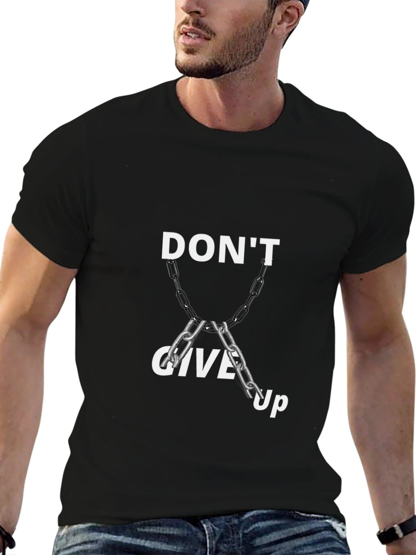 Dont Give Up Graphic Tee - Motivational T-Shirt
