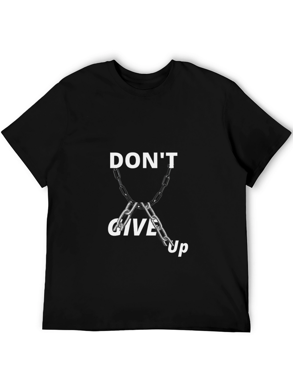 Dont Give Up Graphic Tee - Motivational T-Shirt