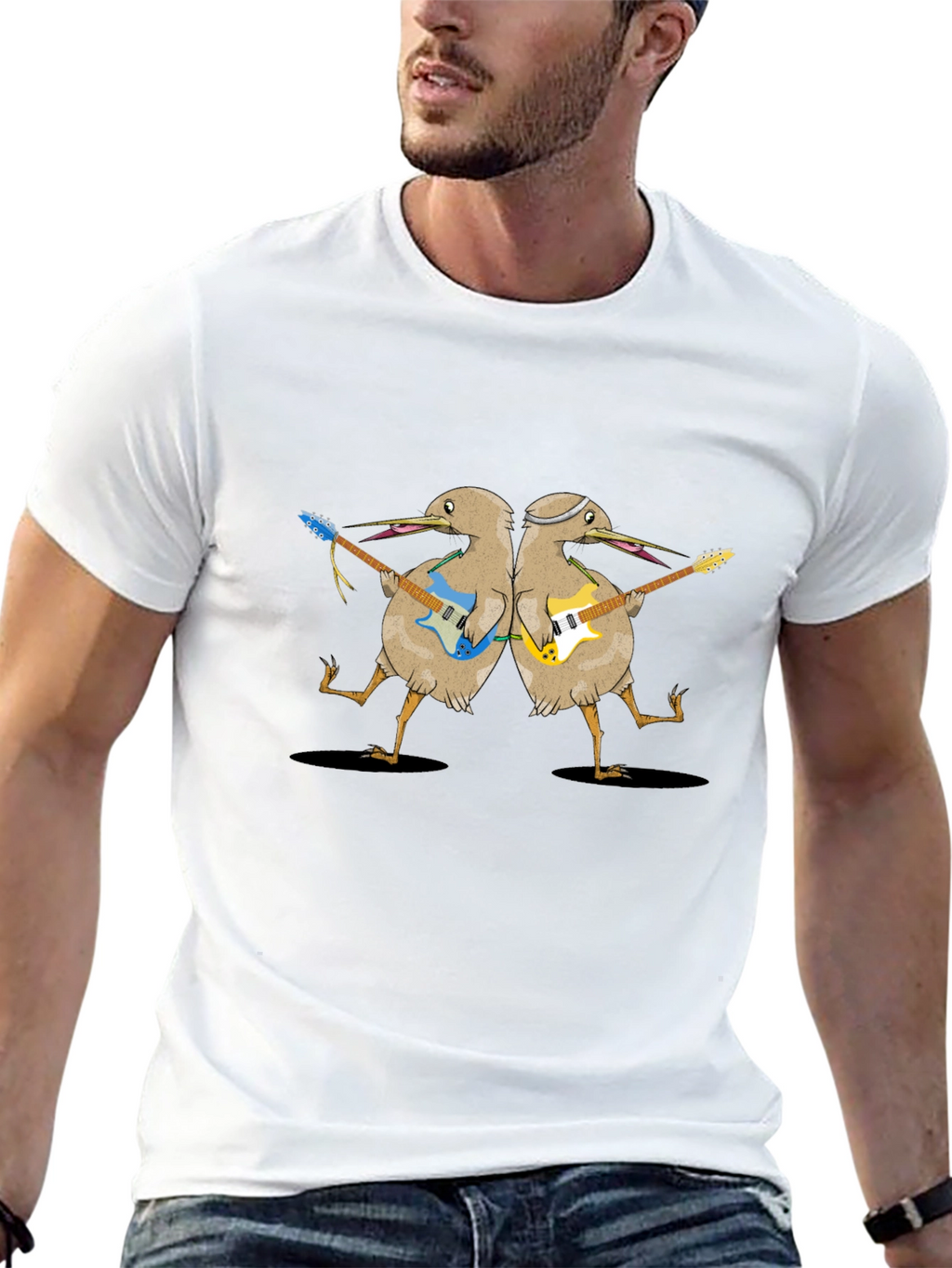Kiwi Rock Band Graphic T-Shirt