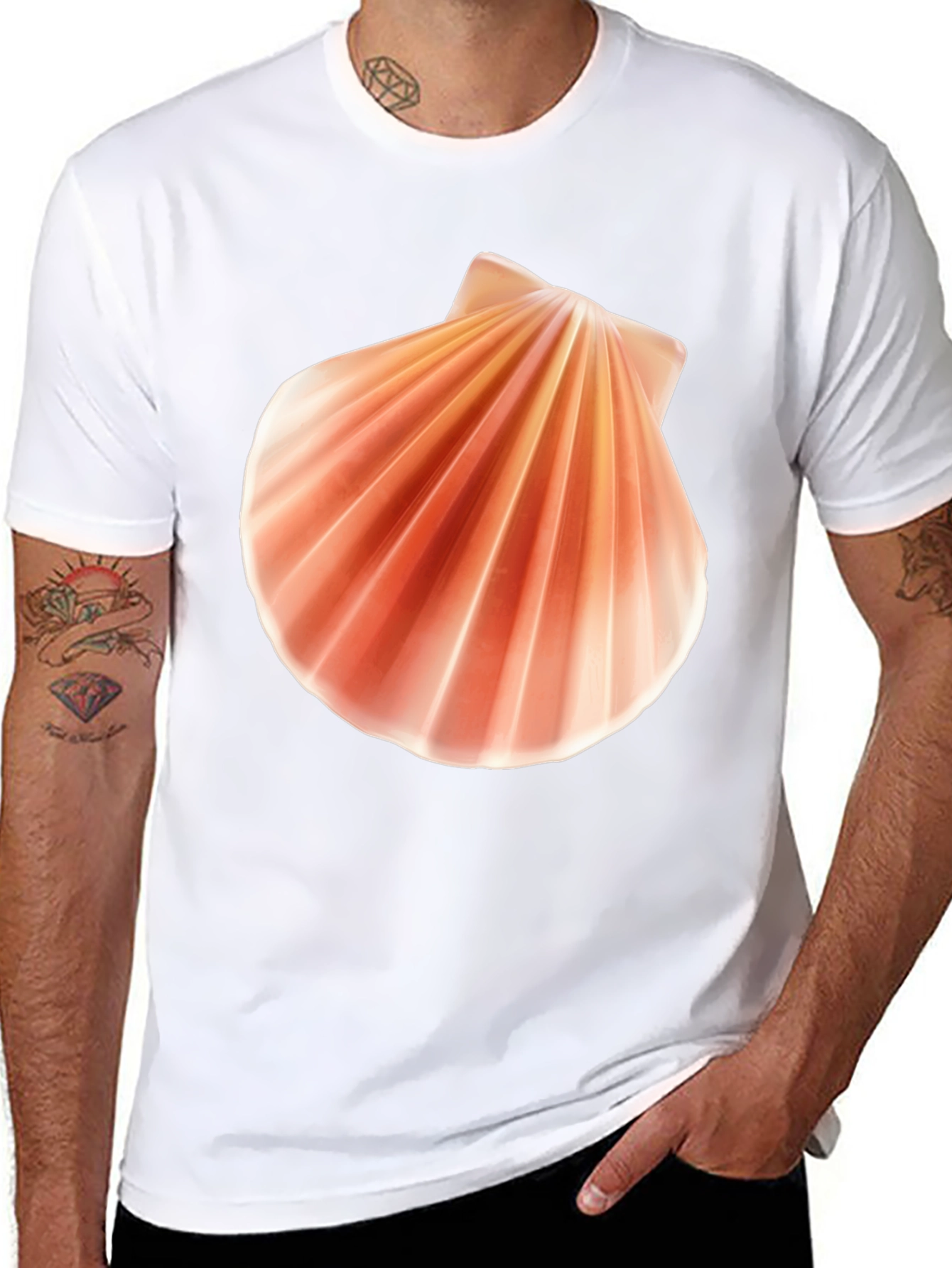 Shell Graphic Tee - Beach Vibes