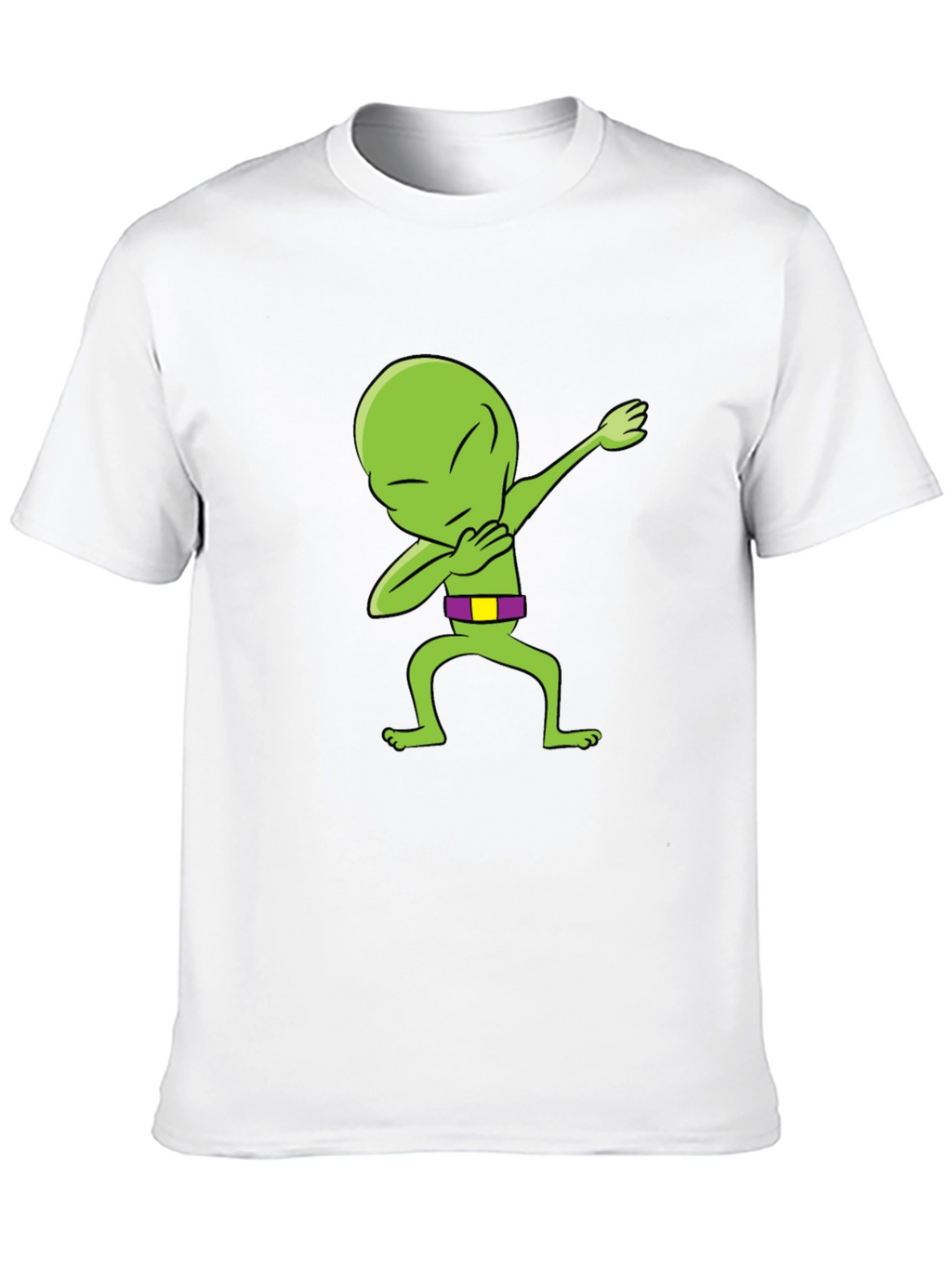 Dabbing Alien Graphic Tee - Mens Black T-Shirt