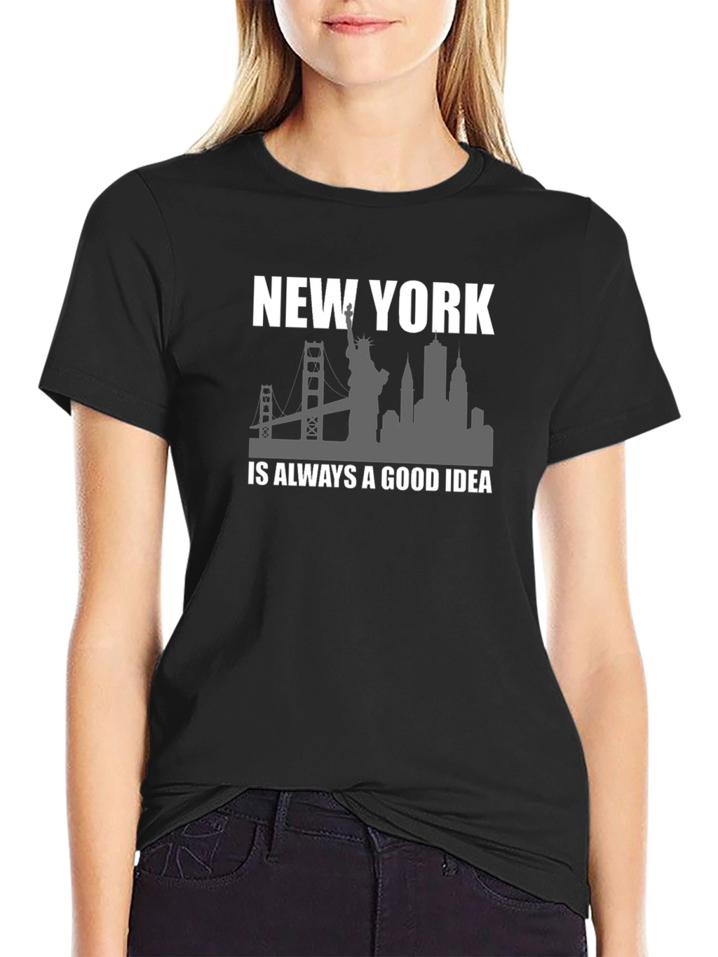 New York City Skyline Graphic T-Shirt