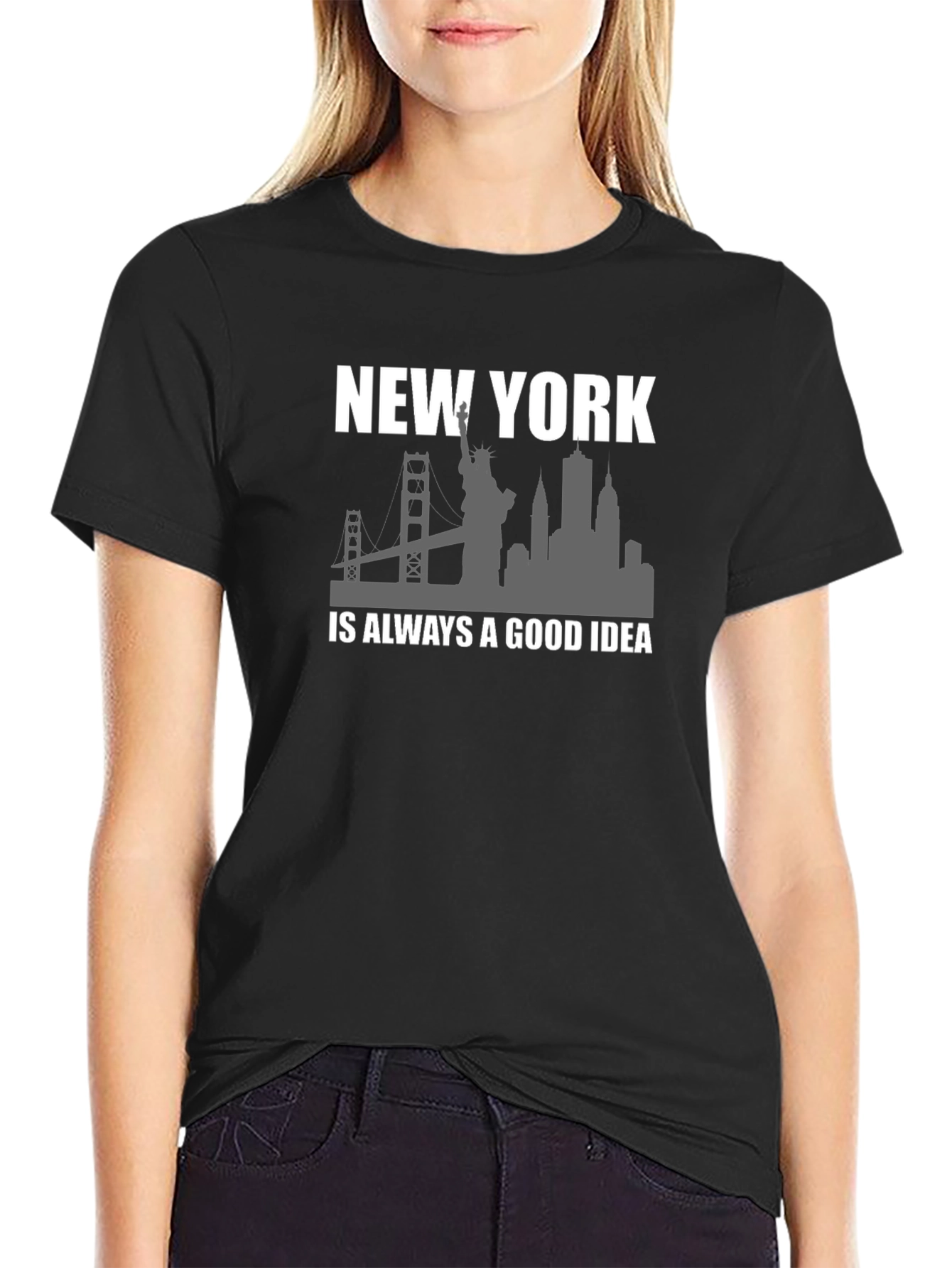 New York City Skyline Graphic T-Shirt