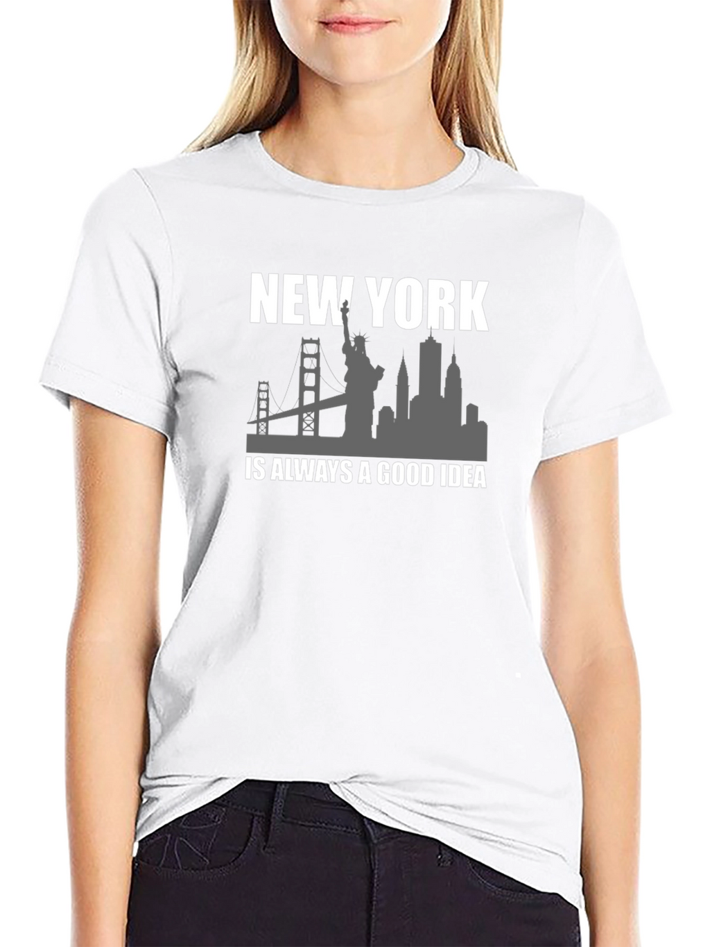 New York City Skyline Graphic T-Shirt