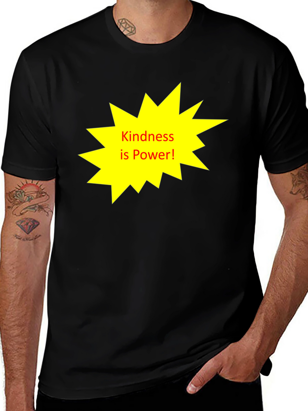 Kindness is Power T-Shirt - Black