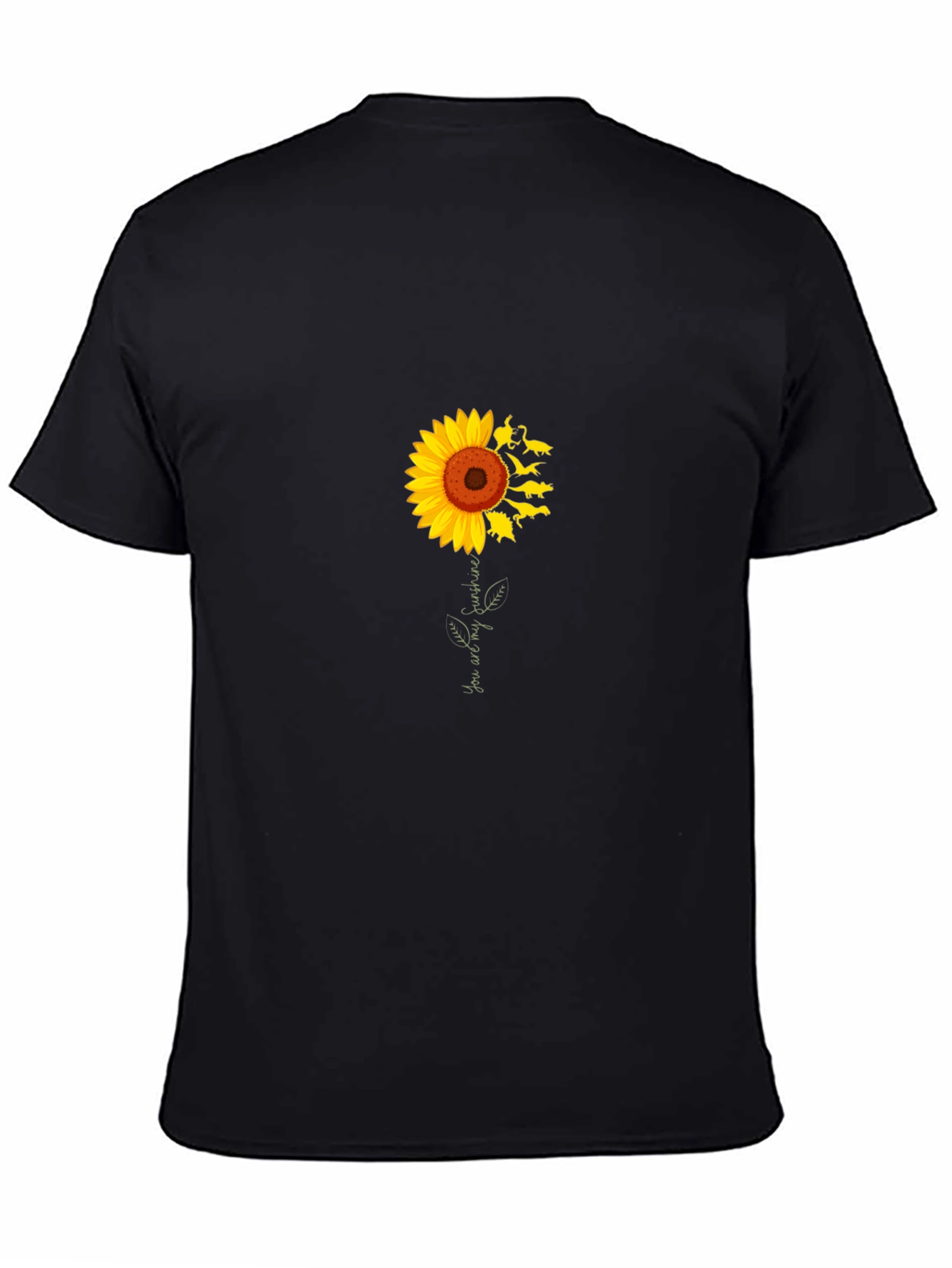 Sunflower Rats T-Shirt - Unisex Black Cotton Tee